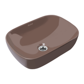 Trueliving_Norma Table Top Wash Basin (Brown) 48D x 48W x 13.5H Centimeters