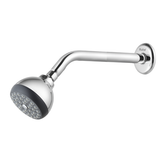Trueliving_Beta Overhead Shower (3 Inches) with Shower Arm (12 Inches) Silver