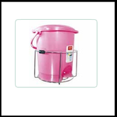 Trueliving_BIN HOLDER Wired Silver *12'' 12'' 8''