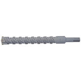 Trueliving_Plus Hammer Drill Bits ( Cross Tip ) Available with fully Polished Head or Black Phosphated and Bright Polished Head.