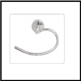 Trueliving_TOWEL RING_Metal Silver