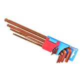 Trueliving_Allen Keys Extra Long Ball Point Set (inch) PRODUCT NO. SIZES KBHI 10X 10 Pcs. Set (1/16", 5/64", 3/32" 1/8", .5/32", 3/16", 7/32" 1/4", 5/16" & 3/8")
