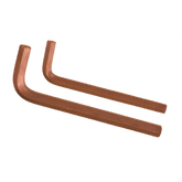 Trueliving_Allen Keys Brown Finish (inch) PRODUCT NO. L1 L2 WT. GMS AK-1/16 44 14 1