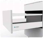 Trueliving TANDEM SLIDE WHITE WITH SQUARE GALLERY (6")