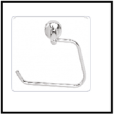 Trueliving_TOWEL RING_Metal Silver