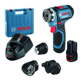 Trueliving_Bosch GSR 12V-15 FC Professional Drill Driver No-Load Speed (1st / 2nd) ---- 0 - 400 / 0- 1300 rpm Max. Screw Diameter ---- 7 mm