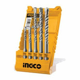 Trueliving_Drill Bits-Power Tools Accessories-Tools & Hardware-INGCO SDS plus hammer drill bits set AKD2052, Packed by plastic box