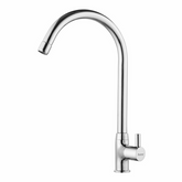 Trueliving Flora Kara Swan Neck Brass Faucet with Large (20 inches) Round Swivel Spout20 Inches