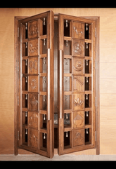 Trueliving Feel Wooden-Double-Safety Main Door I Double Door-(7 ft in height and 4 ft in width)