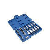 Trueliving_Torx Bit Sockets & E-Sockets Set- 1/2 SQ.