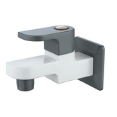 Truliving_Silver Curve Bib Tap PTMT Faucet 15 White Grey