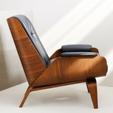 Trueliving Classy Wood Chair Living Room H 34 x W 27 x D 31.5