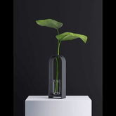 Trueliving Black Modern Flower Vase 41L x 24W x 10H Centimeters
