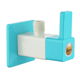 Truliving_Ocean Square Angle Valve PTMT Faucet 15 White Blue