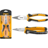Truliving_Hand Tools & Hardware-Pliers-Tools & Hardware-INGCO Long Nose Plier HLNP08168 | 6?”/160mm | Two color handle