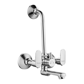 Trueliving Flora Onyx Wall Mixer Brass Faucet with L Bend20 Inches