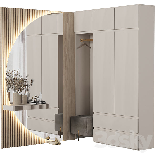 Trueliving 5 Door Corner Designer wardrobes Laminated Finish & PU Fini Trueliving Interior Design Trueliving 5 Door Corner Designer wardrobes Laminated Finish & PU Fini Trueliving Interior Design