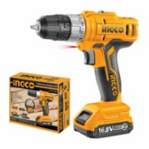 Trueliving_INGCO CDLI1611 Lithium-Ion cordless drill 10mm, 16.8V Lithium-Ion 1.5Ah batteries