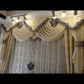 Trueliving Luxurious Designer Curtain for Living Room, Window/Door/Long Door (Pack of 2) (Bird, 4X5 Feet (Size 48X60 Inch) Window)