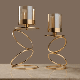 Trueliving Clear Romance Nosy Candle Holder 18 CM H To 41 CM H