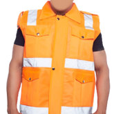 Trueliving_Radiant Safety Jacket New 3M Jacket Pattern with 3M-2925 Reflective Material.