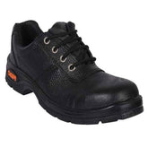 Trueliving_New Arrivals-Safety Products-Tiger Lorex Steel Toe PU Sole Black Work Safety Shoes, Size: 7
