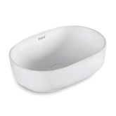 Trueliving_Virgo Table Top Wash Basin (White) 48D x 48W x 13.5H Centimeters