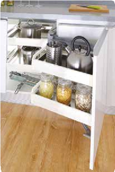 Trueliving_GLOSSY SPARKLE MAGIC CORNER (SOFT CLOSE) 38"*20"*20" White White Strip