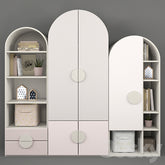 Trueliving 5 Door Fitted Kids wardrobes Laminated Finish & PU Finish 8Ft *2Ft *9Ft -2438.4MM X 609MM X 2743.2MM)