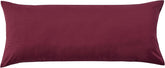 LINENCART Luxury Cotton Blend Pillowcases (Set of 2) - Queen 51x76cm, Envelope Closure Soft and Breathable Pillowcases Set- Burgundy
