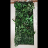 Trueliving Plant UV Protected Privacy Ivy Screen Faux Greenery With Flower Wall Decor Outdoor Indoor Use Backyard Garden Decoration 20" x 20"