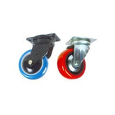 Trueliving_Poly Urethane Plastic Castors Wheels Load Capacity 40 Kgs to 800 Kgs Range 50 x 20 mm to 200 x 50 mm