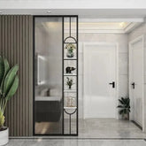 Trueliving Royal Glass Partition of Room 80" Width: Height: 72"