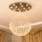 Trueliving Round Jhumar Hanging Light Length 24, Width 24, Height 48 In Inches