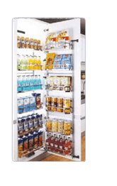 Trueliving_DIAMOND ARENA PANTRY (SOFT CLOSE FRAME) 6 Ft 3 Inch to 7 Ft Dark