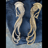 Trueliving Royal Peacock Door Handle for Main Door/Door & Home Decor Pull Push Handle 22-inches