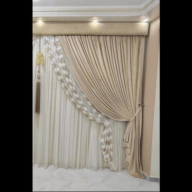 Trueliving White Feel Designer Curtain for Living Room, Window/Door/Long Door (Pack of 2) (Bird, 4X5 Feet (Size 48X60 Inch) Window)