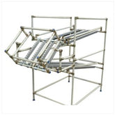 Trueliving_Fifo Flow Racking Maintain first in first out. Aluminium wheels for impact protection