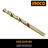 Trueliving_Drill Bits-Power Tools Accessories-Tools & Hardware-INGCO HSS Drill Bit DBT1100503 5.0mm diameter, 86mm length, Packed by poly bag