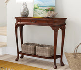 Hazel Rosewood Wooden Console Table (Brown)