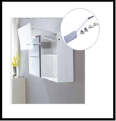 Tueliving_KITCHEN CABINET FLAP LIFT BI FOLD (DOUBLE DOOR)
