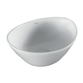 Trueliving_Carina Table Top Wash Basin (White) 48D x 48W x 13.5H Centimeters