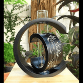 Trueliving Brown Luxury Flower Vase 41L x 24W x 10H Centimeters