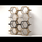 Trueliving White cosmetic display Unit L60*W30*H182 CM