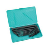 Truliving_Allen Keys & Sets-Hand Tools & Hardware-Tools & Hardware-TAPARIA 15? ALLEN KEY SET 1.5-10 (B/R) KM9V | Chrome Vanadium Steel