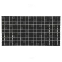 Trueliving_Somany Glosstra Mosaik Black Glossy 600 mm x 300 mm Ceramic Wall Tile_Price-60_Per Sq Ft. Trueliving_Somany Glosstra Mosaik Black Glossy 600 mm x 300 mm Ceramic Wall Tile_Price-60_Per Sq Ft.