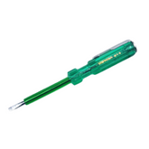 Truliving_Hand Tools & Hardware-Tester-Tools & Hardware-TAPARIA 814 Screw Driver with Neon Bulbs | 125mm | Silver & Green