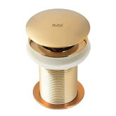 Trueliving Pop-up Waste Coupling in Yellow Gold PVD Coating (3 Inches)