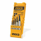 Trueliving_Power Tools Accessories-Screwdriver Bit Sets-Tools & Hardware-INGCO 5PCS Screw extractor set ASE008, Coarse thread, packed by plastic box