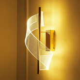 Trueliving 14 W Modern Gold LED Creative Indoor Wall Lamp for Bedroom Dining